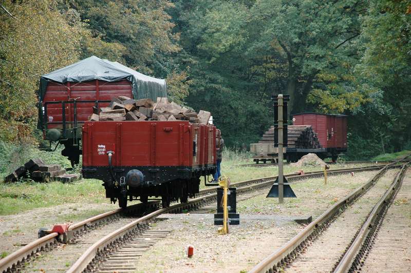 Rangiergleis mit Gleissperren
