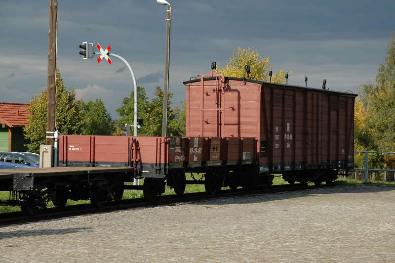 Gueterwagen in Bertsdorf
