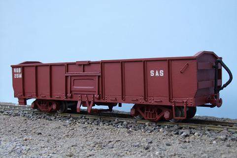 Südafrikanischer offener Güterwagen