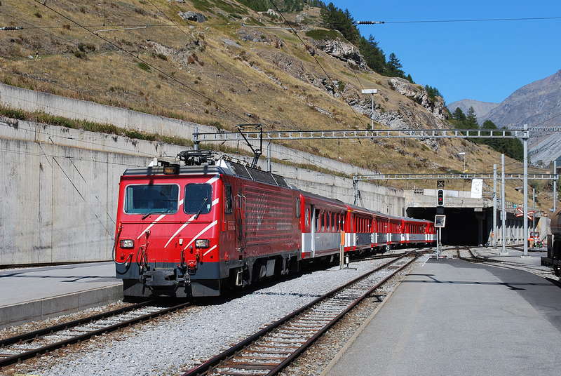 Einfahrt Zermatt
