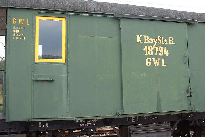 Schiebetür bayr. Gepäckwagen