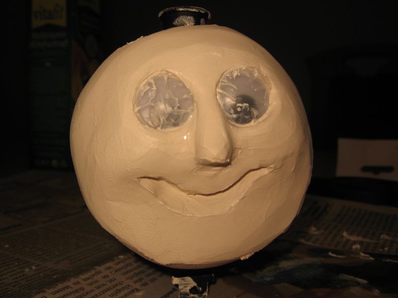Gesicht nimmt Form an