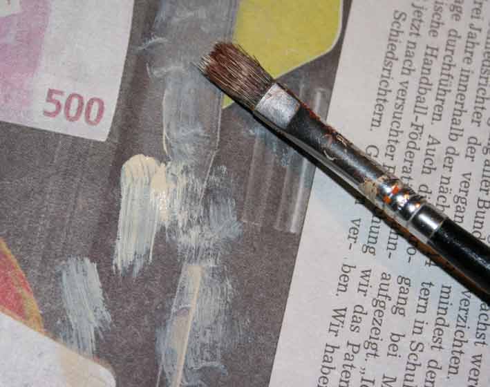 Farbe-Sand