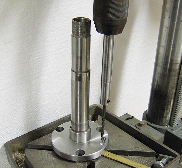 Bohren der Spindel