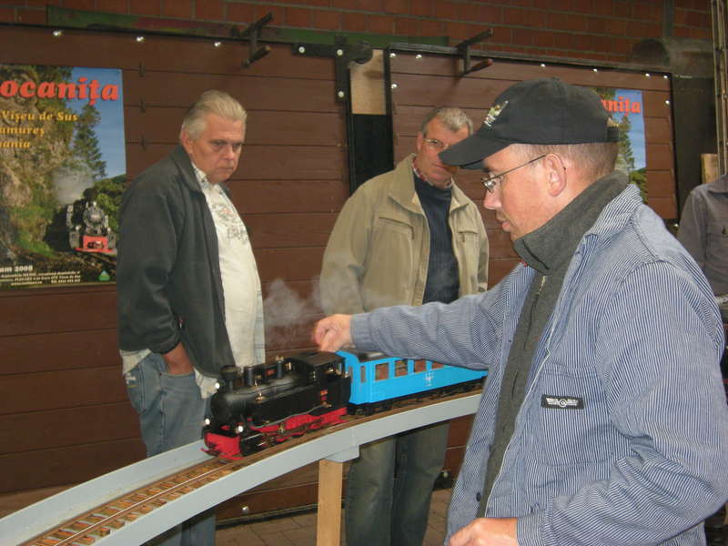 Adrian mit Rumänischen Waldbahn Zug