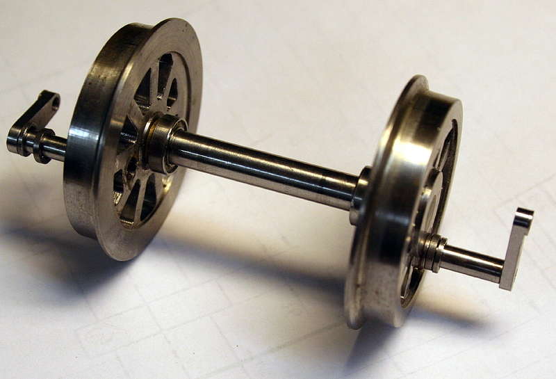 Treibachse mit Gegenkurbel