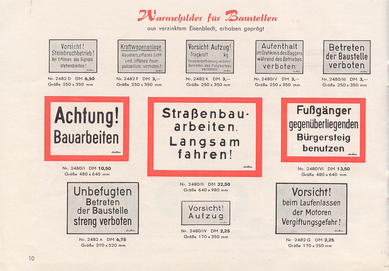 StVO vor 1957  - 9
