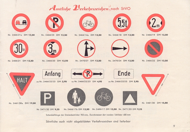 StVO vor 1957  - 8