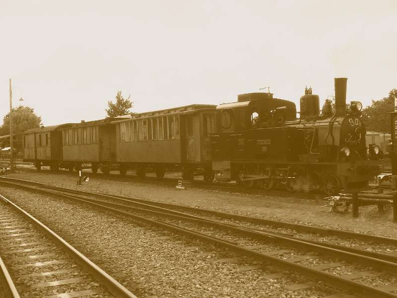 Spreewaldbahnzug beim DEV