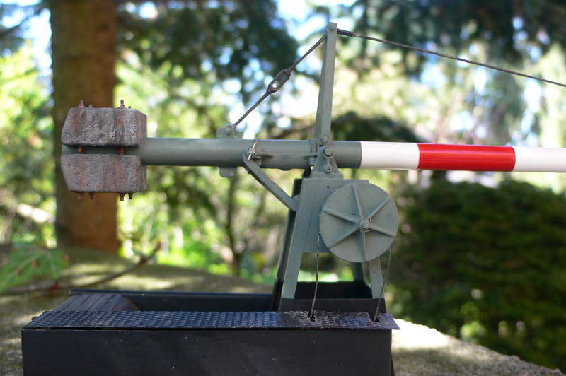 Schranke wagerecht Detail