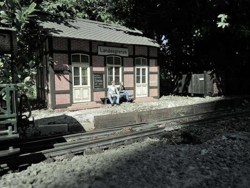 Stress pur am Bahnsteig