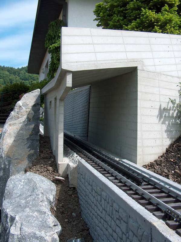 Gallerieeinfahrt  bei Val-Val Viadukt