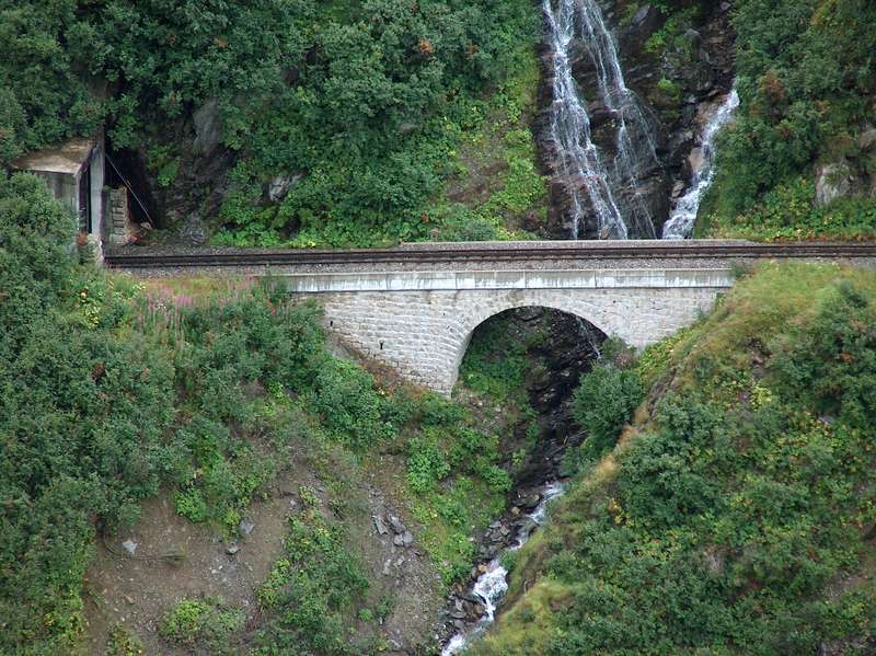 Brücke der Furkabergstrecke