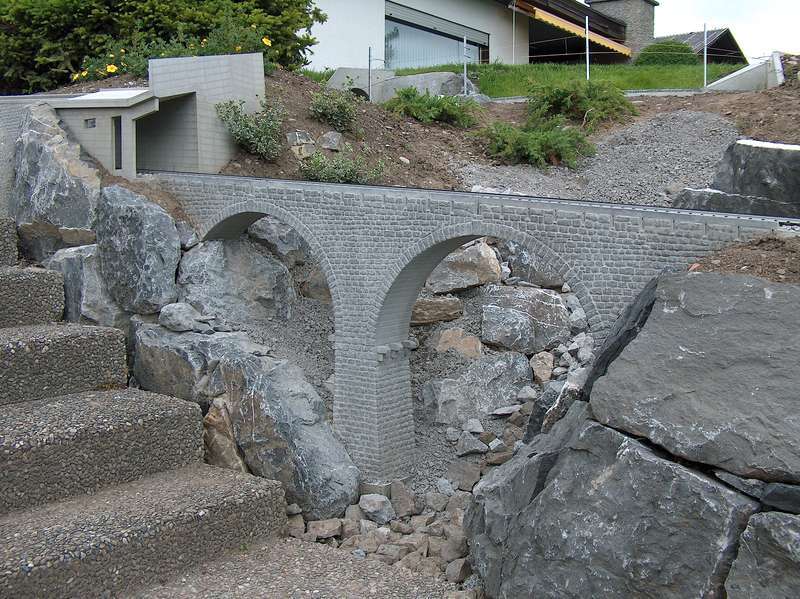 Val-Val Viadukt mit Galerieeinfahrt