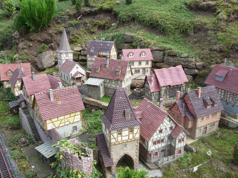 Dorf von oben