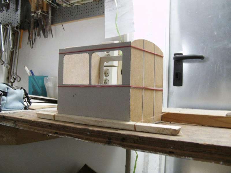 Erster Standversuch Endabteil