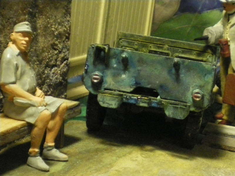 Jeep-Rückwand