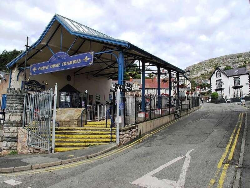 Talstation der Great Orme Tramway