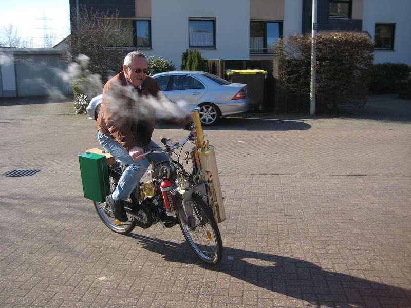Dampffahrrad