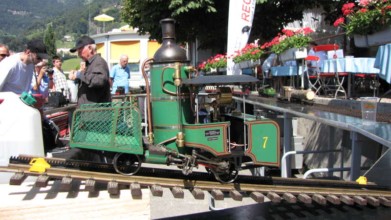 Lok 7 der Rigi Bahn