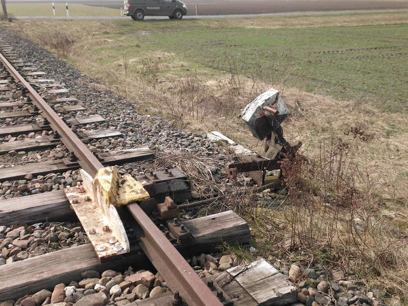 Gleissperre mitten in der Wildnis... a
