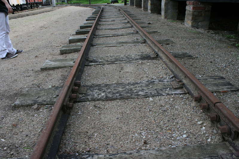 750mm Gleis, genagelt