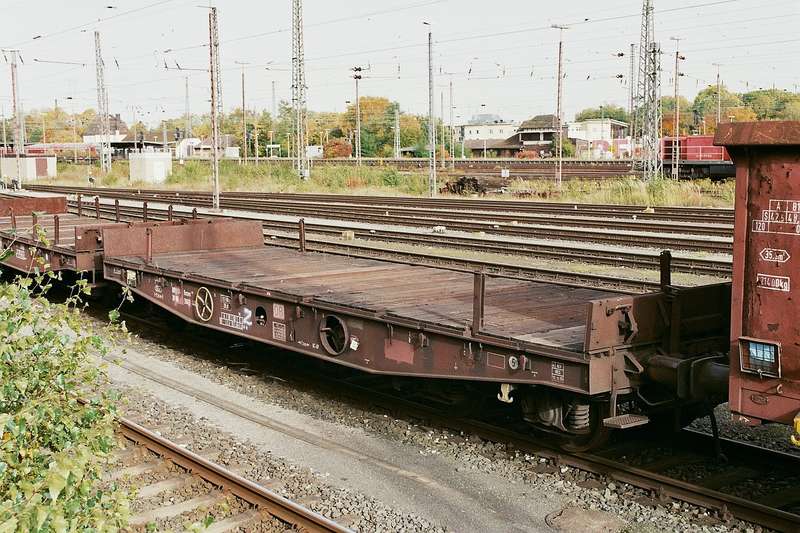 Sechsachser Flachwagen Rmms
