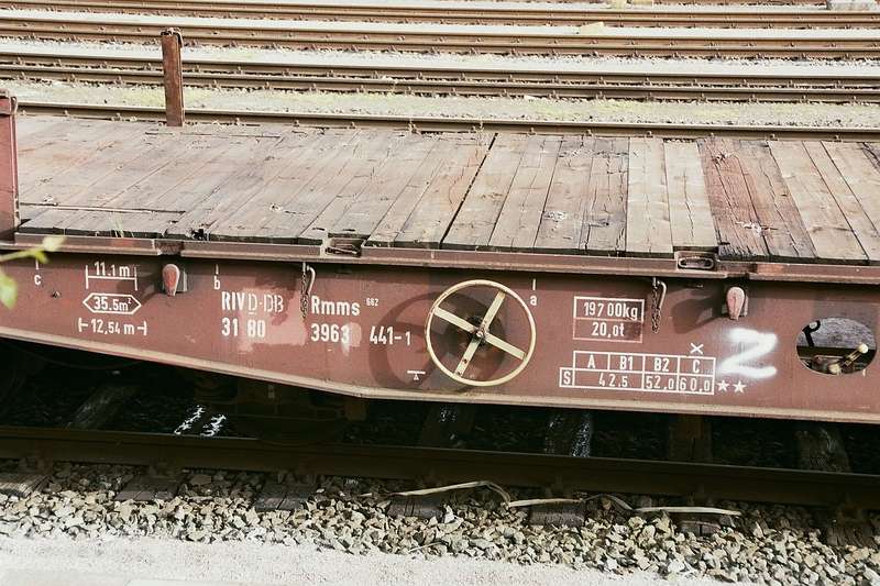 Flachwagen Rmms MITTE