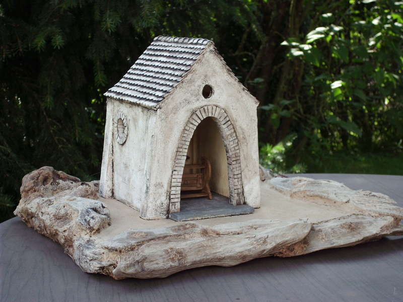 Rohbau mit Gelände