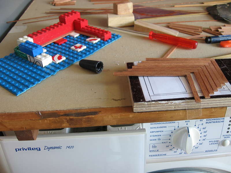 Lego Klebelehre für Fensterleisten