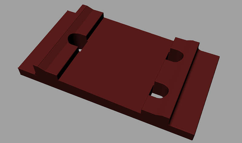 Unterlagsplatte 240 x 130 x 15