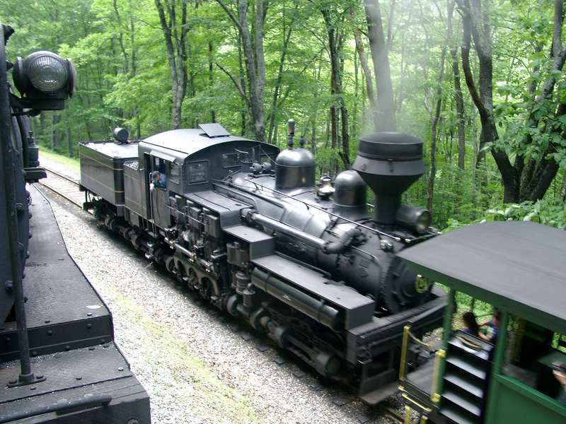 Shay bei der Bergfahrt