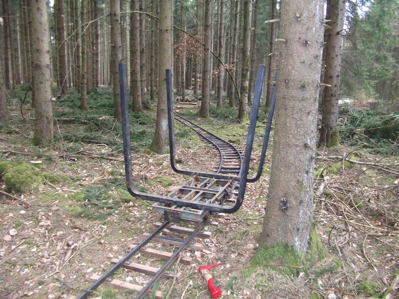 Waldbahn im Einsatz