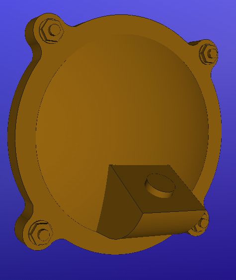 Achslagerdeckel