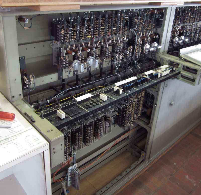 Original-Stellwerk vor Ausbau