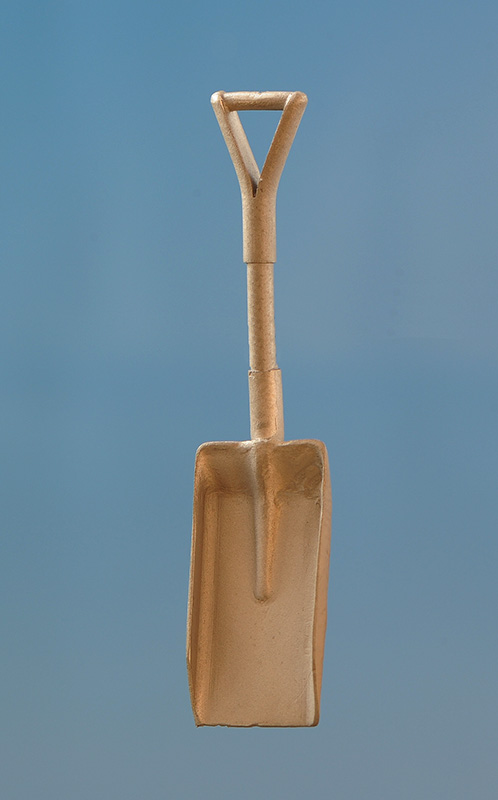 Kohlenschaufel, langes Schaufelblech