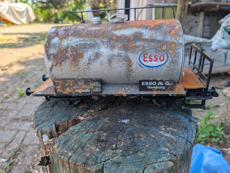 Verroster Tankwagen