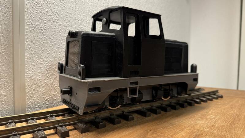 Modell von hinten